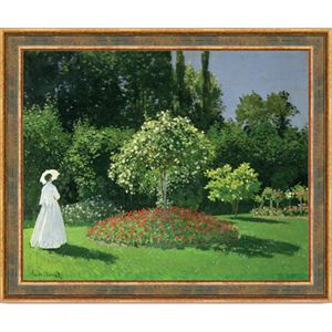 Γυναίκα σε κήπο του Sainte-Adresse - Claude Monet, MONET-1