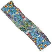 100% Μεταξωτό Μαντήλι “Κήπος  με Ηλιοτρόπια”,  Gustav Klimt, 384877