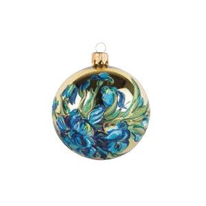 Glass ornament glitter Irises