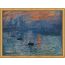 "Εντύπωση, Ανατολή Hλίου", Claude Monet, 1805