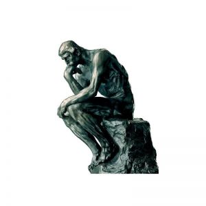 Ο Στοχαστής, Επιχαλκωμένη Ρητίνη, 38 εκ, Auguste Rodin, 306646, 279.38