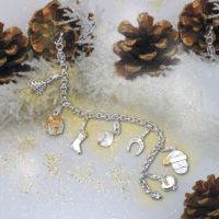 Βραχιόλι Χριστουγέννων με 7 charms σε Ασήμι 925, charms-2