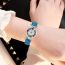 Ρολόι, Murano, μπλε δερμάτινο λουράκι, 4CI336