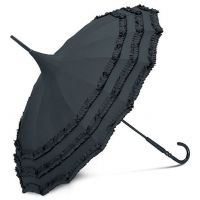 Walking-Stick Umbrella "Moulin Rouge", black