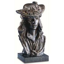 Κορίτσι με Ρόδα στο καπέλο - Auguste Rodin, 026509_1