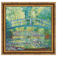 Η γιαπωνέζικη γέφυρα, Νούφαρα & Αρμονία, Claude Monet, 6ME007