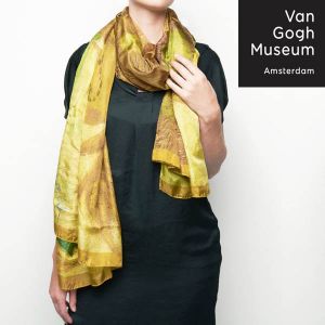 Ηλιοτρόπια, 100% Μεταξωτό φουλάρι, Μουσείο Βαν Γκογκ, Άμστερνταμ, 690446