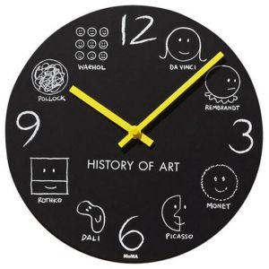 Ρολόι τοίχου "Ιστορία της Τέχνης", Donald Seitz, 845047