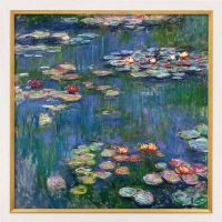 Πίνακας "Νούφαρα" (1916), Claude Monet: σε λευκόχρυση κορνίζα, IN-906480